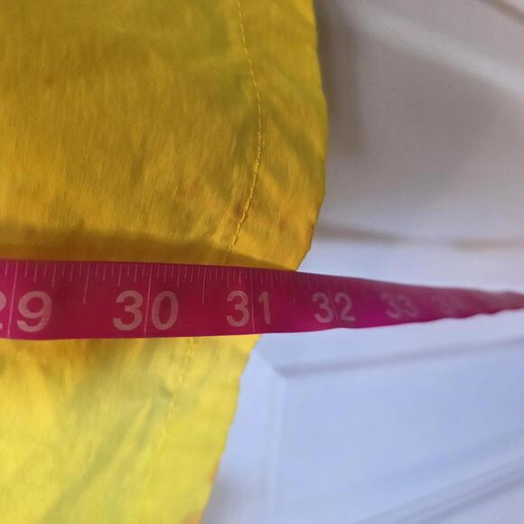 J.Crew Women's Lightweight Yellow Hooded Jacket -Medium - Picture 8 of 9